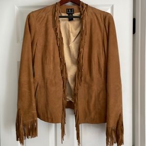 Suede fringe I.N.C. Jacket